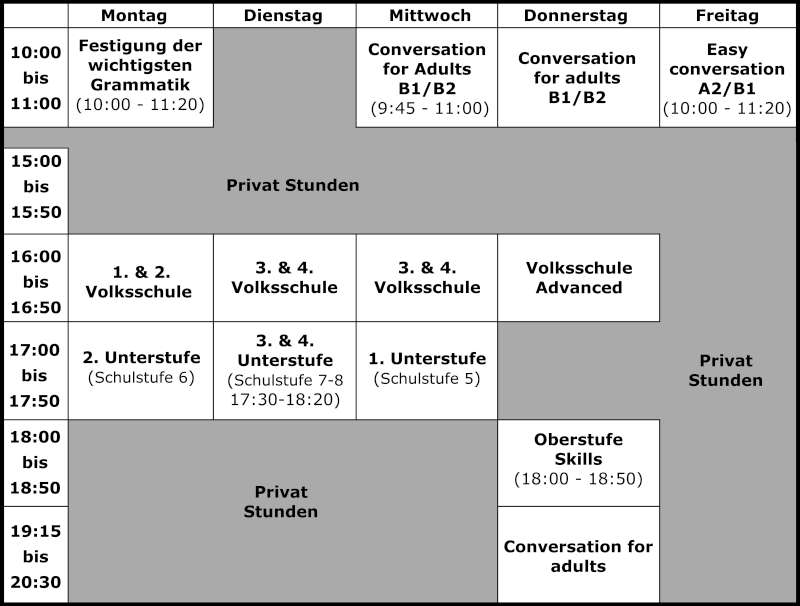 Stundenplan